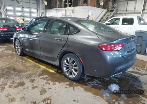 2015 Chrysler 200 S z USA, uszkodzony, nr VIN 1C3CCCDG5FN606486